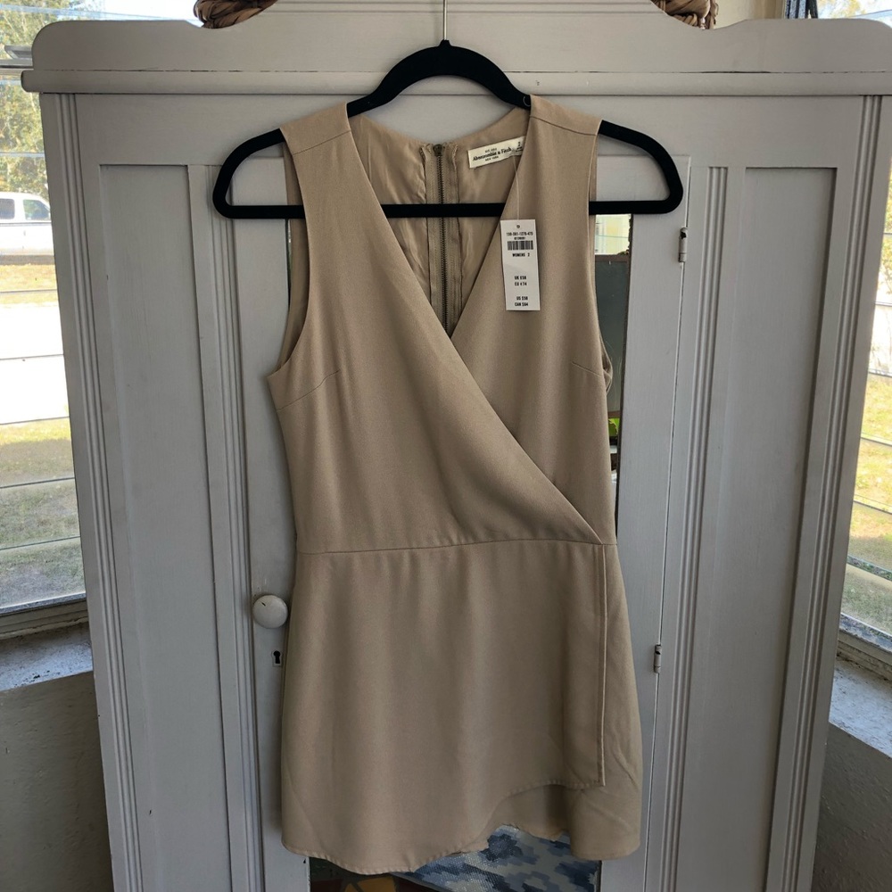 Abercrombie wrap front romper